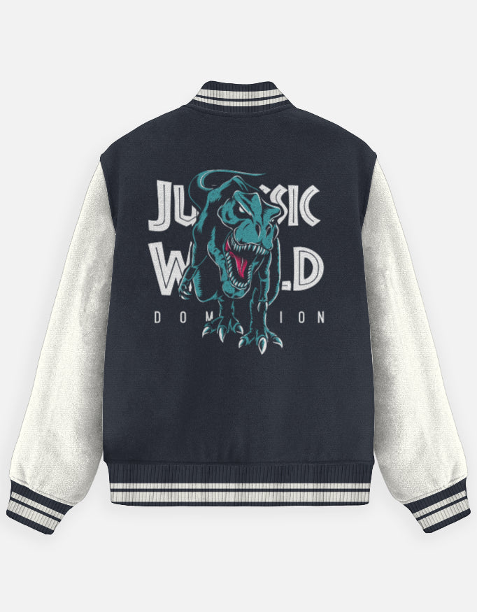 Dinosaur Premium Cotton Varsity Jacket