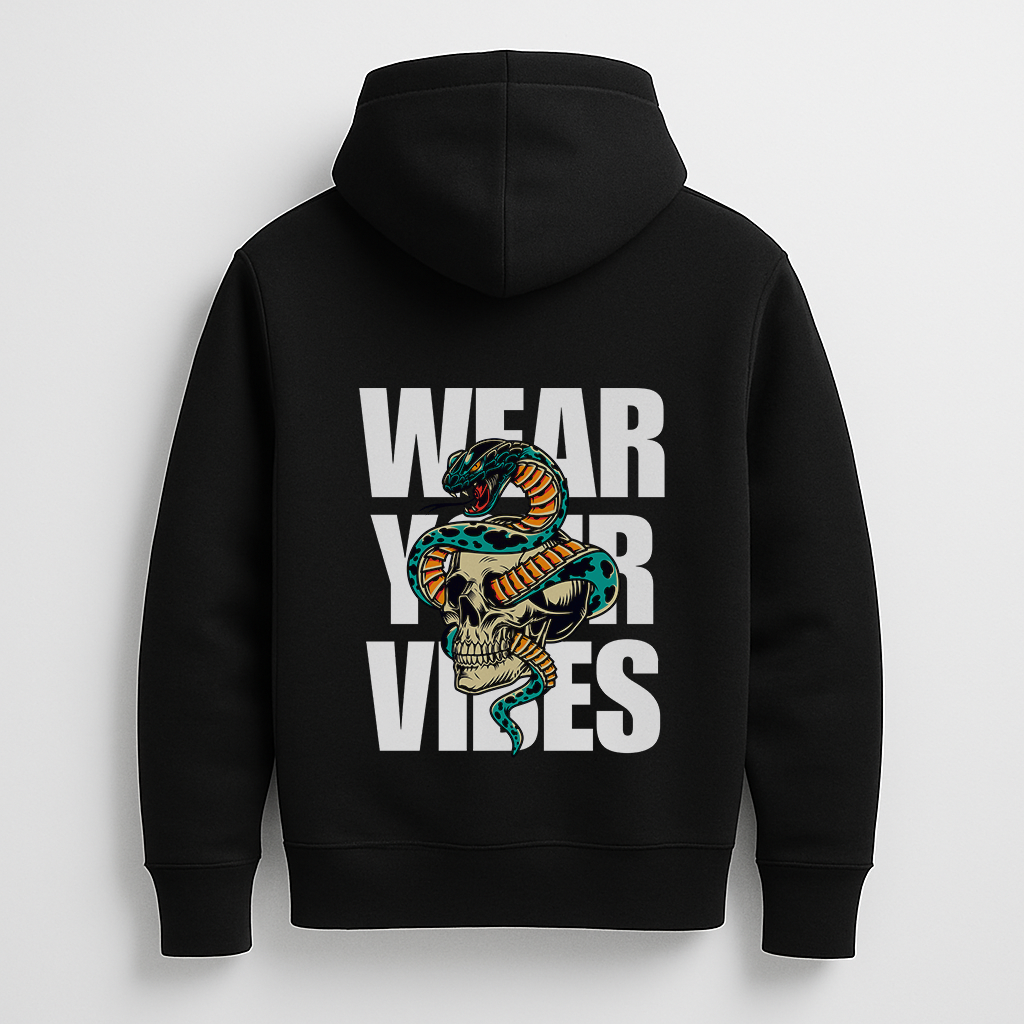 Venom Vibes Snake Skull Hoodie