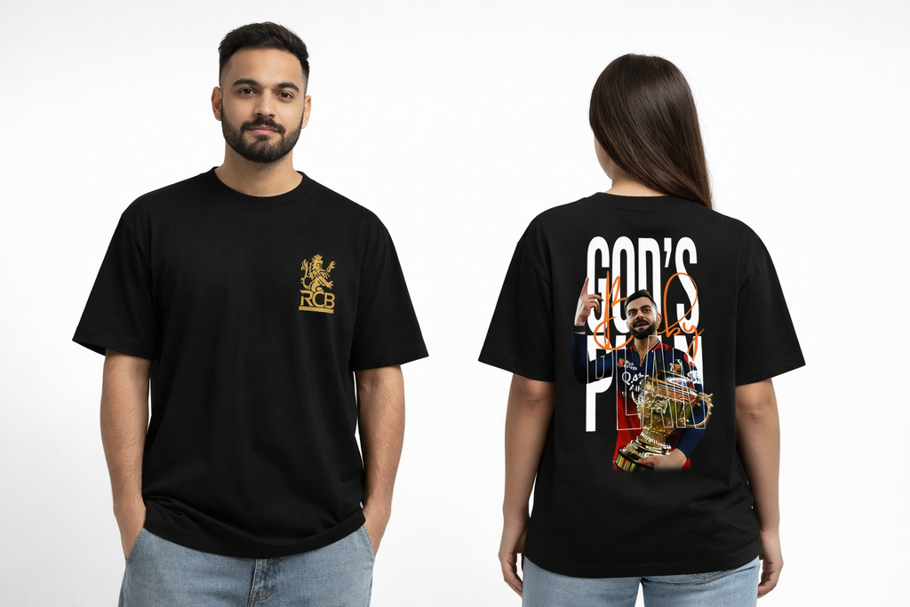 God’s Plan Virat Inspired Unisex Cotton Teed
