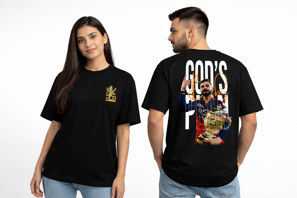 God’s Plan Virat Inspired Unisex Cotton Teed