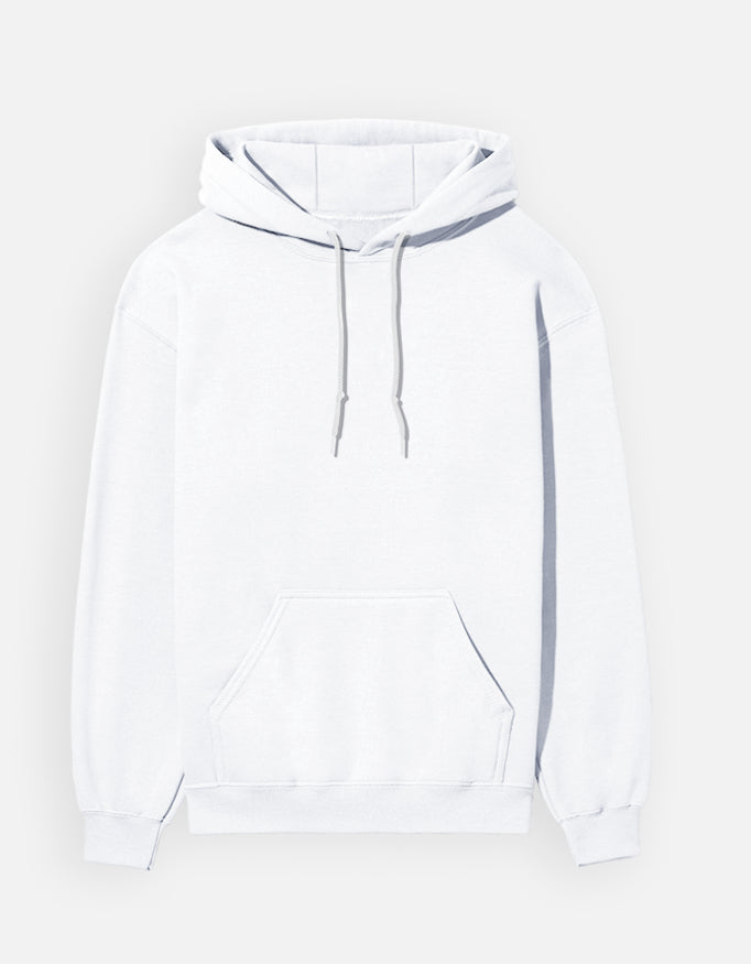 Premium Plain White Hoodie