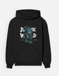 Black Dinosaur Graphic Hoodie