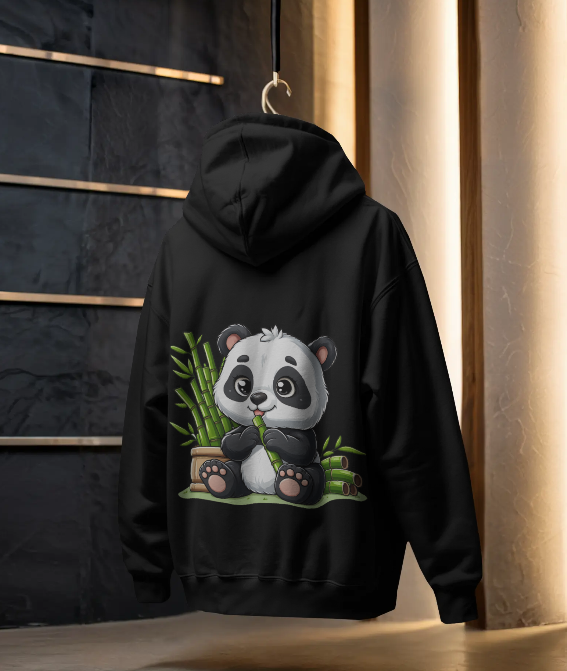 Cute Panda Bamboo Oversized Hoodie