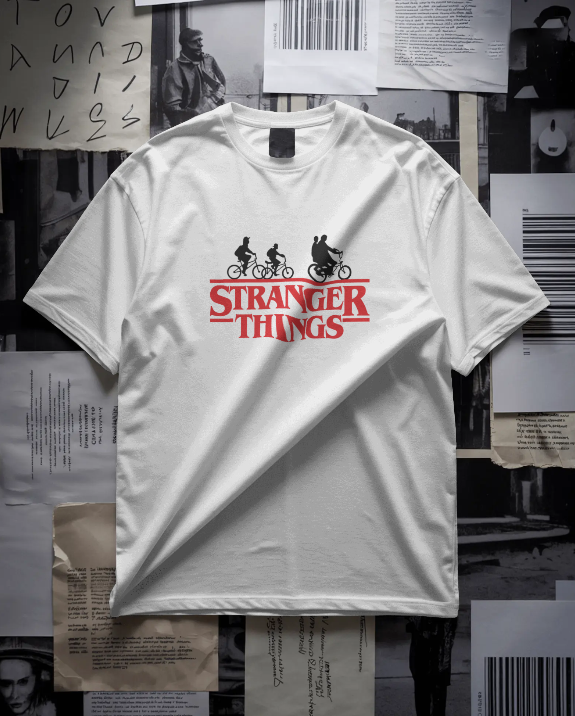 Stranger Things White Tee