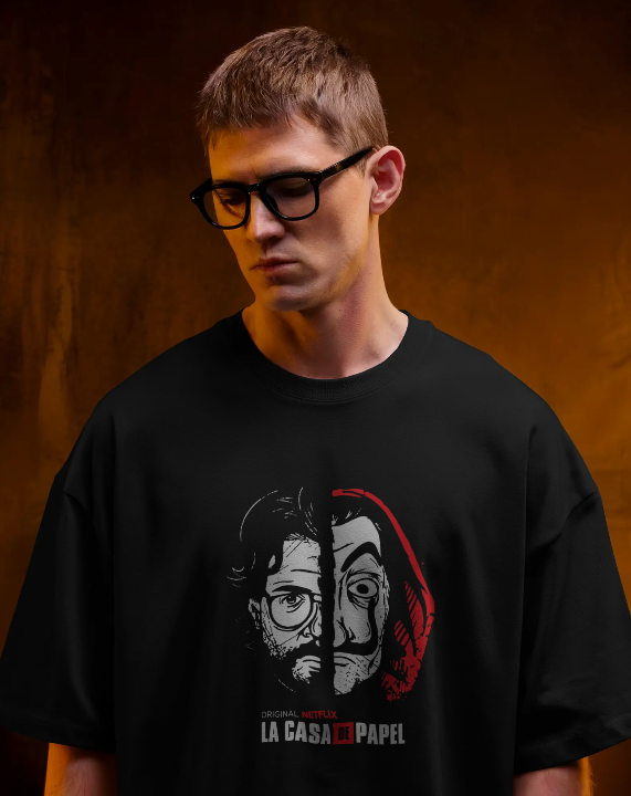 La Casa De Papel (Money Heist) Black Tee