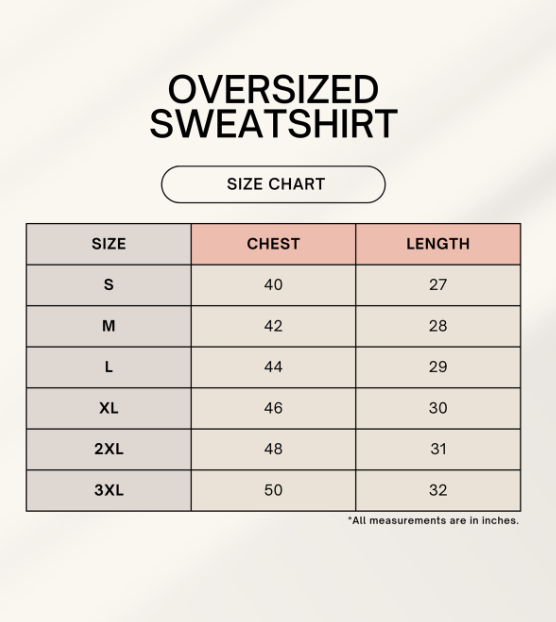 Don’t Be Afraid Teddy Oversized Sweatshirt