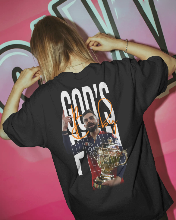God’s Plan Virat Inspired Unisex Cotton Teed